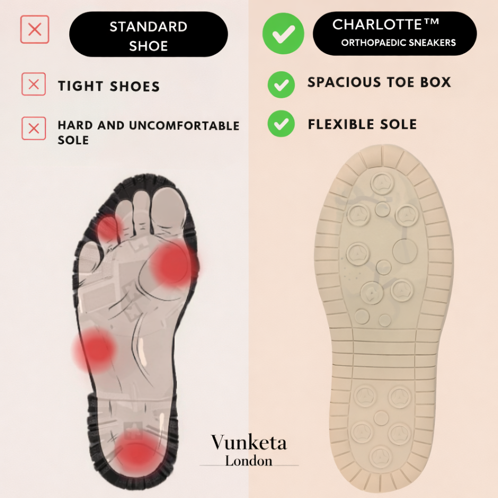Charlotte™ Comfortable & Pain-Free Orthopaedic Trainers