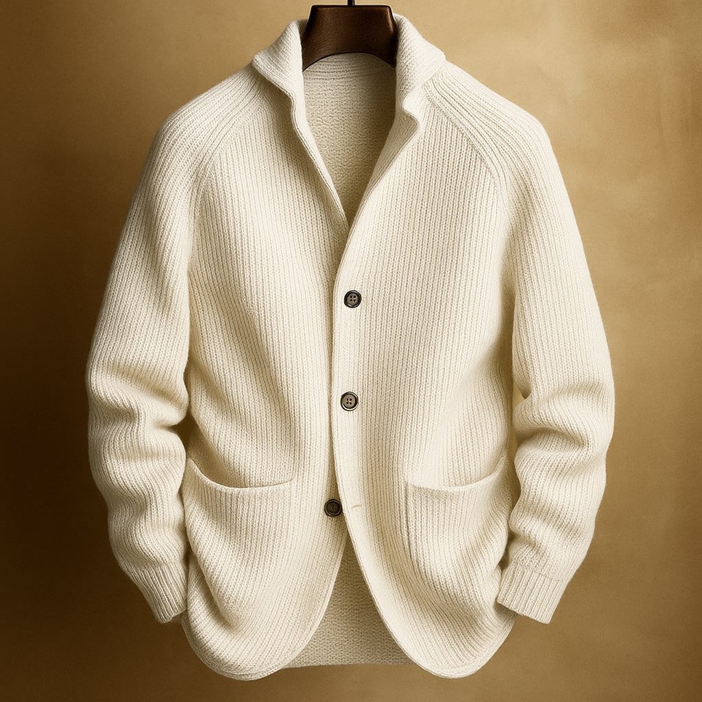 Richard™ | Timeless Wool-Blend Cardigan with Refined Elegance