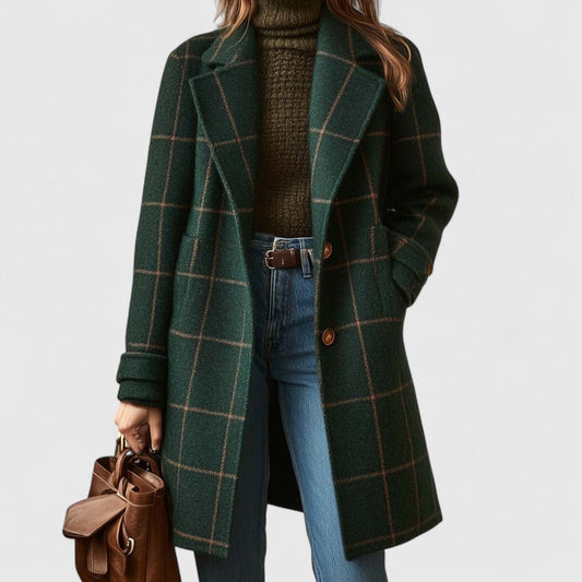 Jane – Classic Check Coat