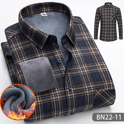 🎁Limited-time offer ⏰£24.95 Autumn and winter men's casual thickened warm shirts
